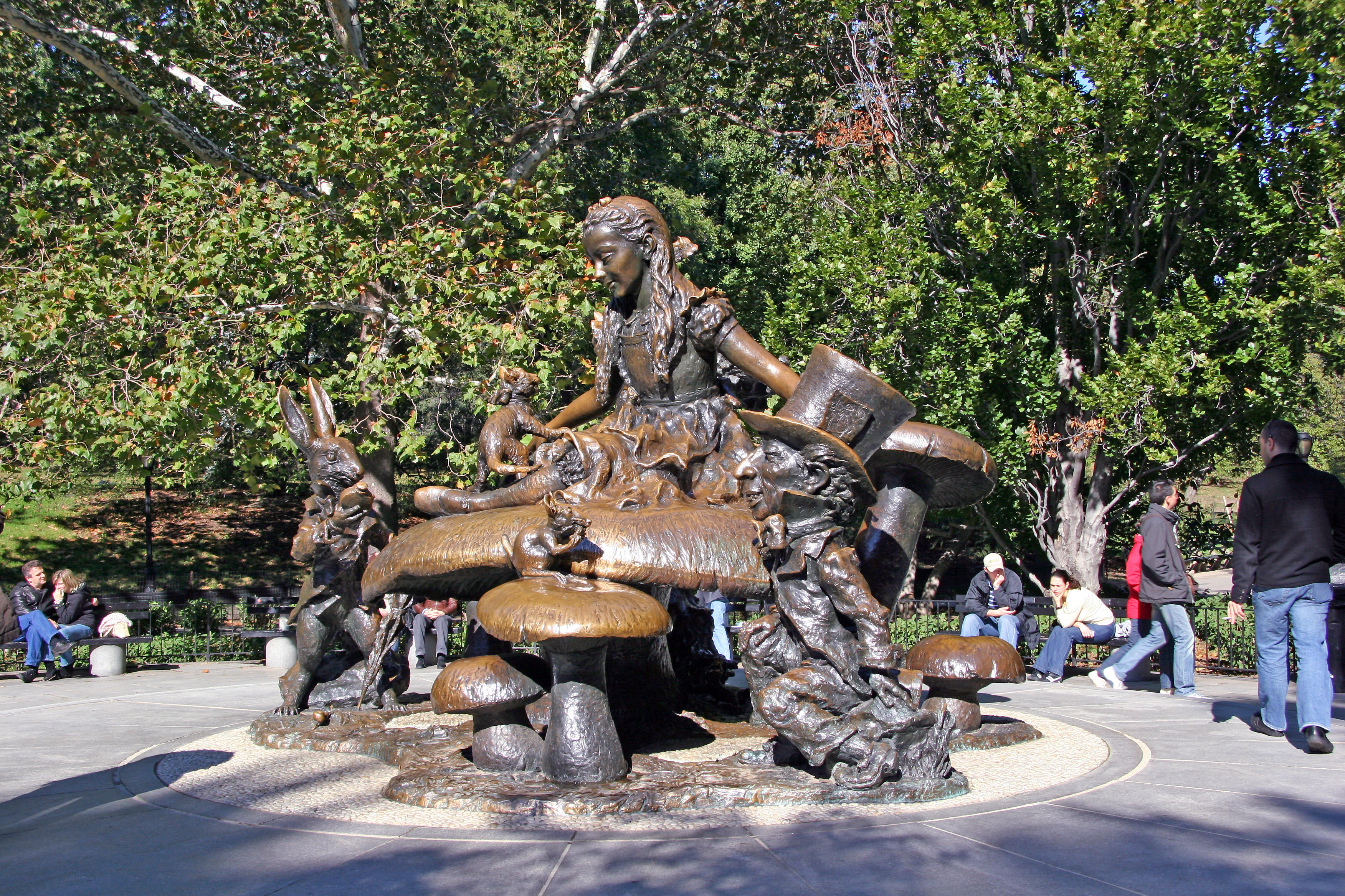 Alice in Wonderland Sculpture