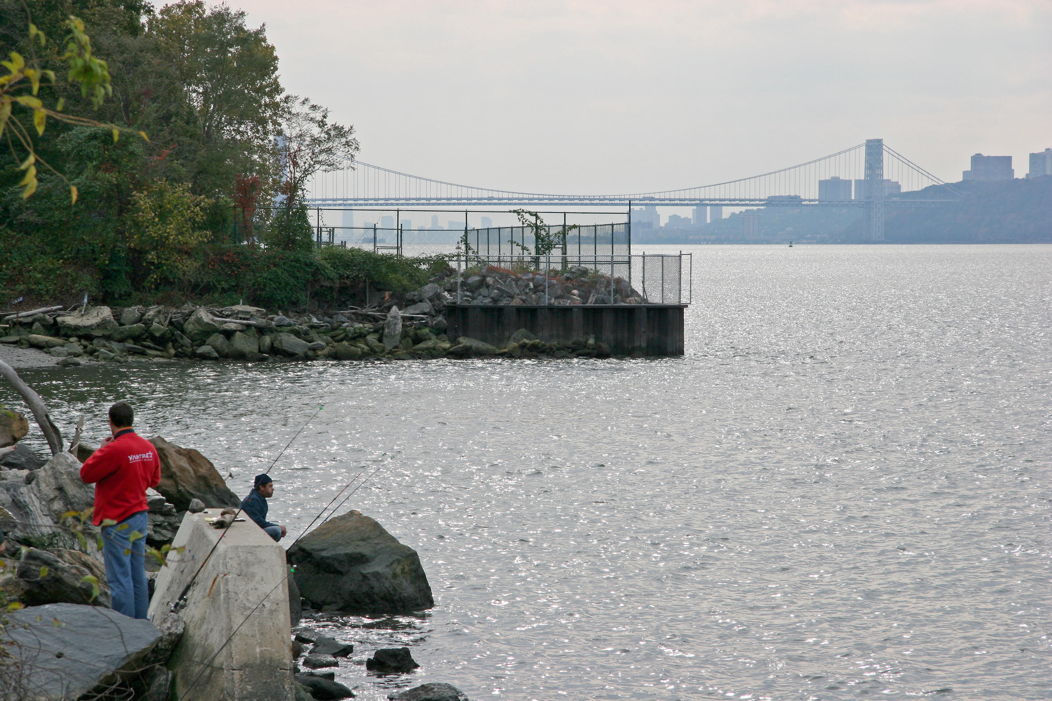View from Riverdale NY Train Station