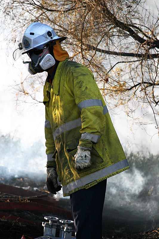 Bushfire under control