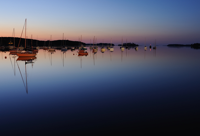 Moored in the pre-dawn light