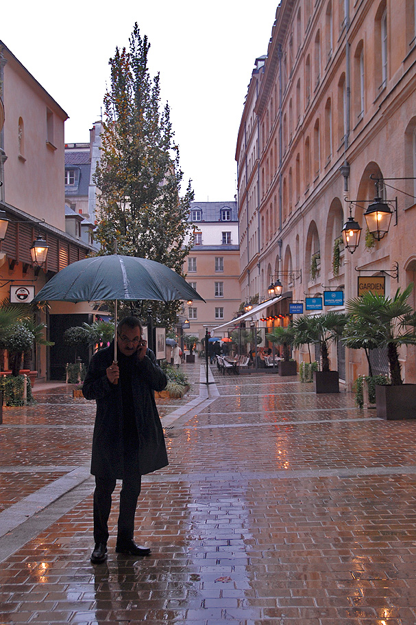 Sous la pluie