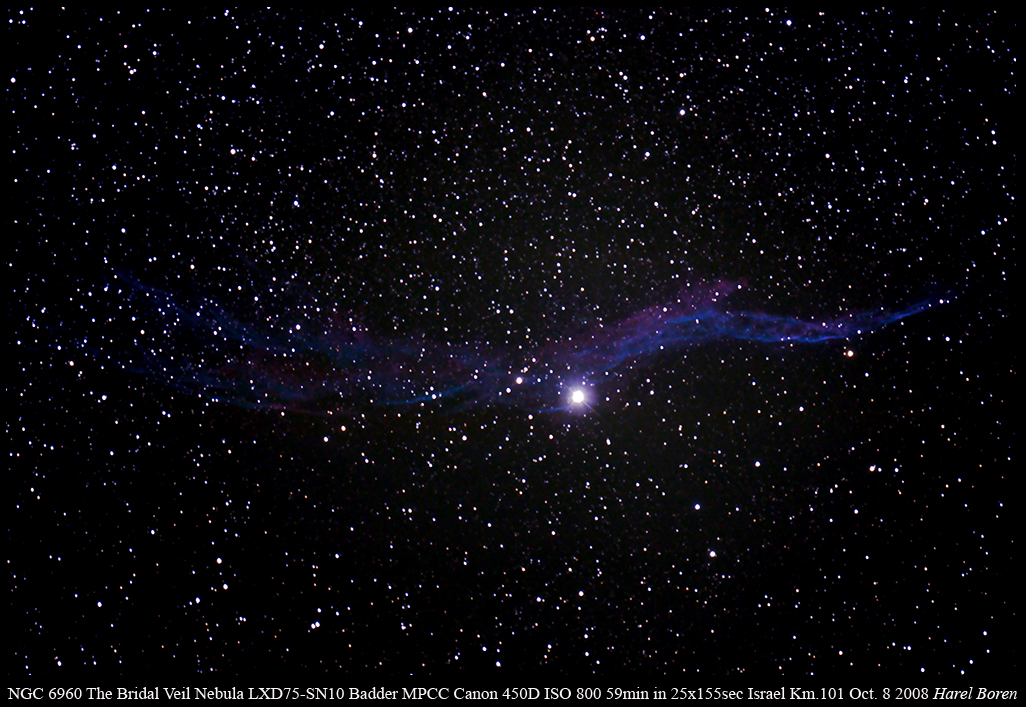 NGC 6960 The Bridal Veil Nebula