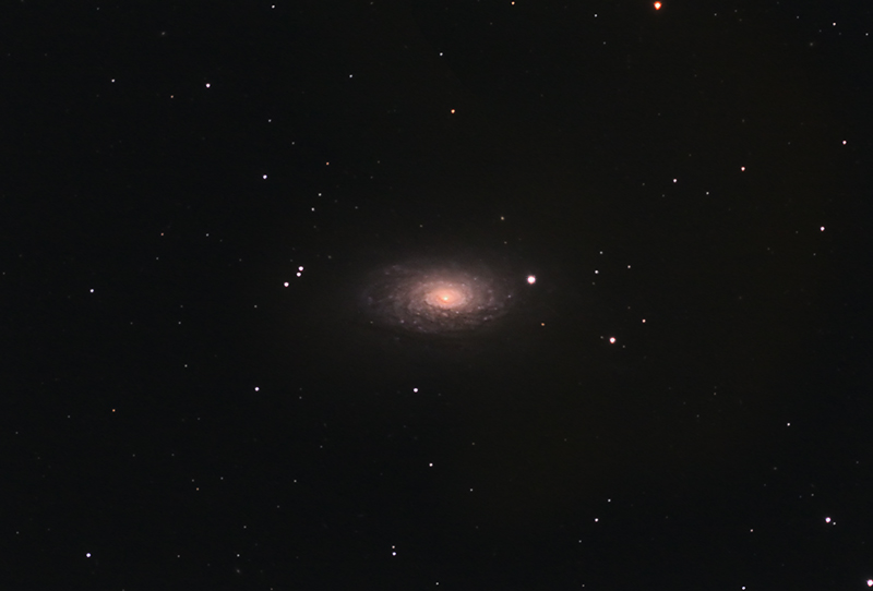 M63 NGC 5055 The Sunflower Galaxy - ZOOM IN