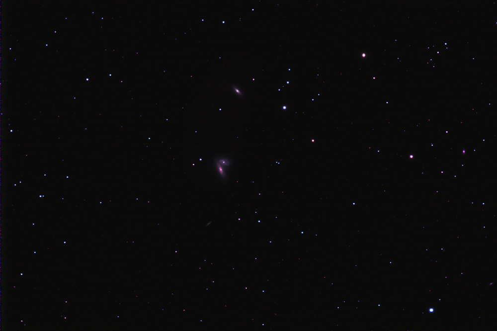NGC4567-68 The Siamese Galaxies in Virgo w/NGC4564 and IC3578 Dwarf Galaxy