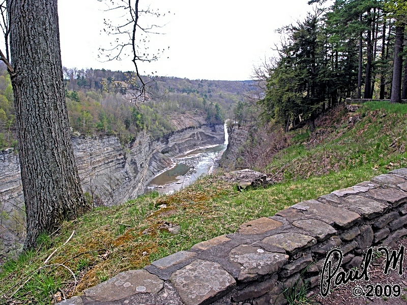 Looking Back At The Middle Falls