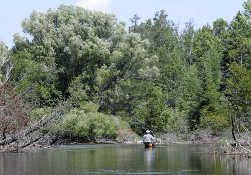 Kayak on Au Sable River, 09  27