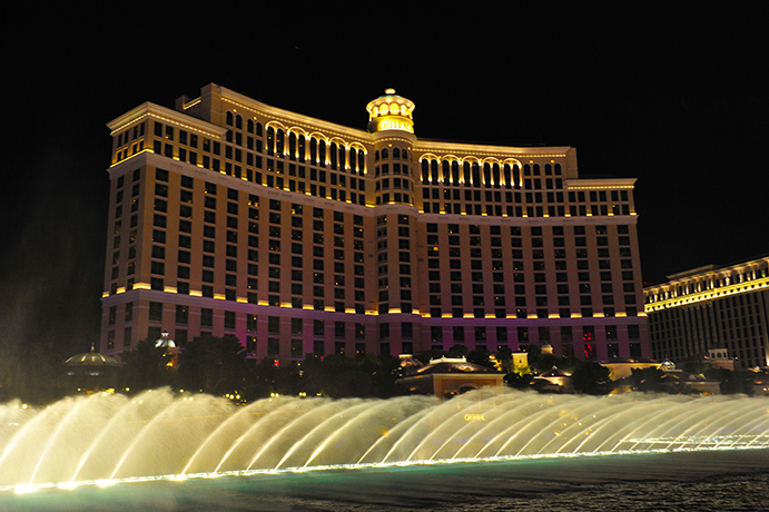 The Bellagio Fountains Water Show