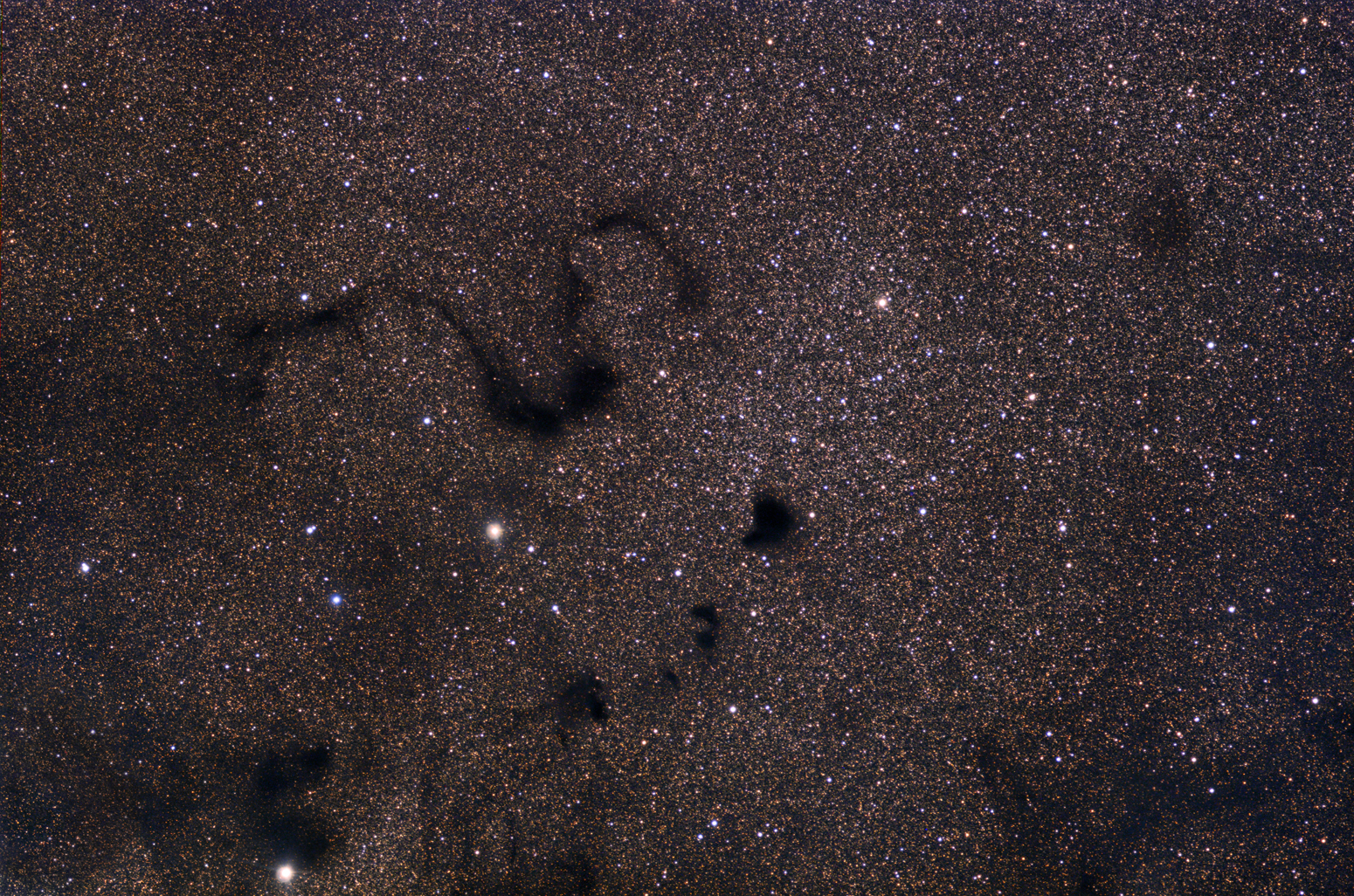 B72 and holes in the Milky Way