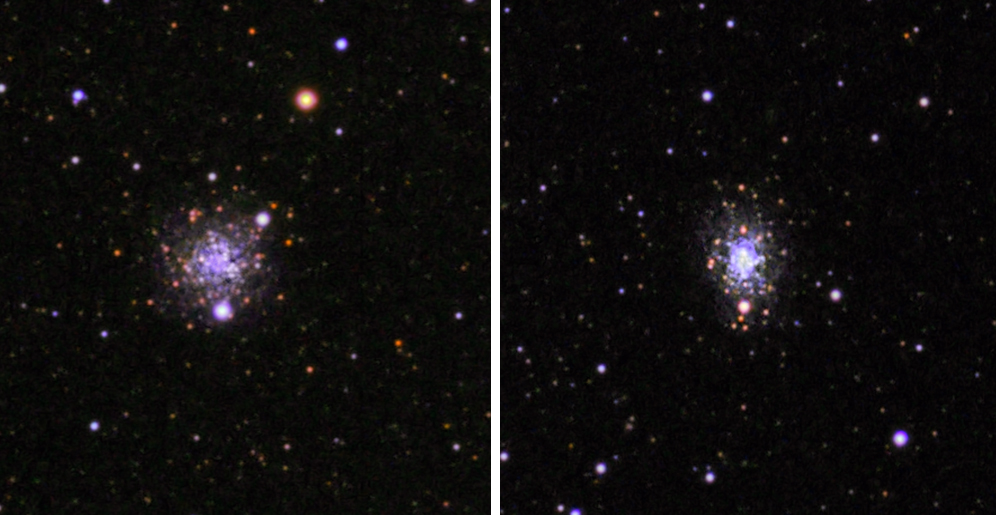 Two SMC globular clusters near 47 Tuc