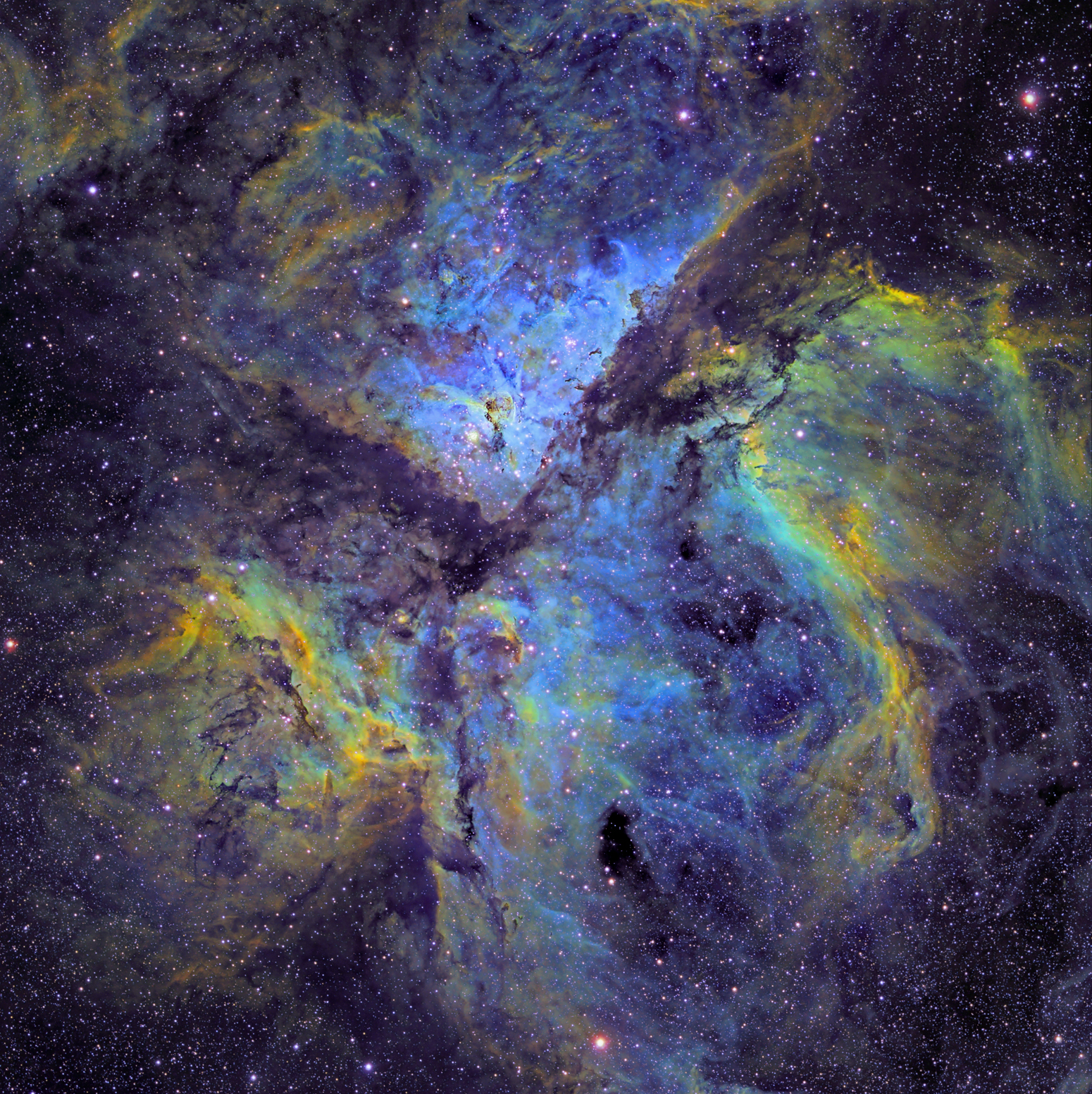 Eta Carina SIIHaOIII (small)