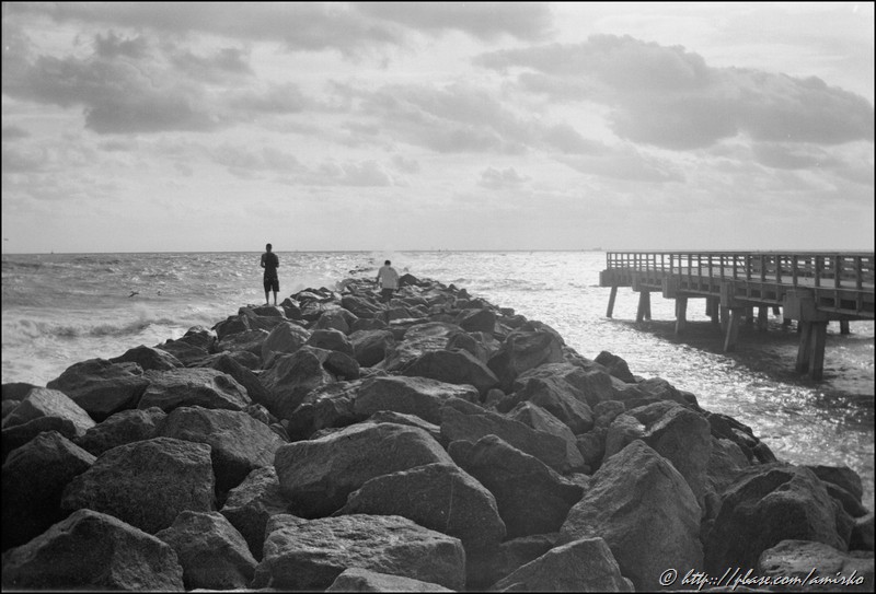 Miami Beach with Ansco Shur Shot