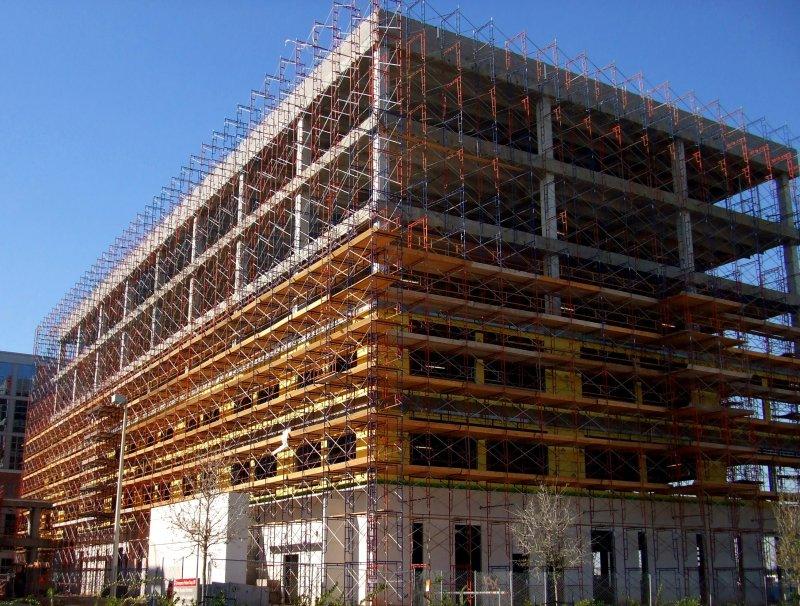 Scaffolding for Our New Hospital Wing