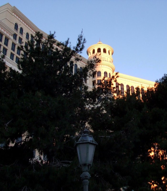 Sunrise on the Bellagio Hotel