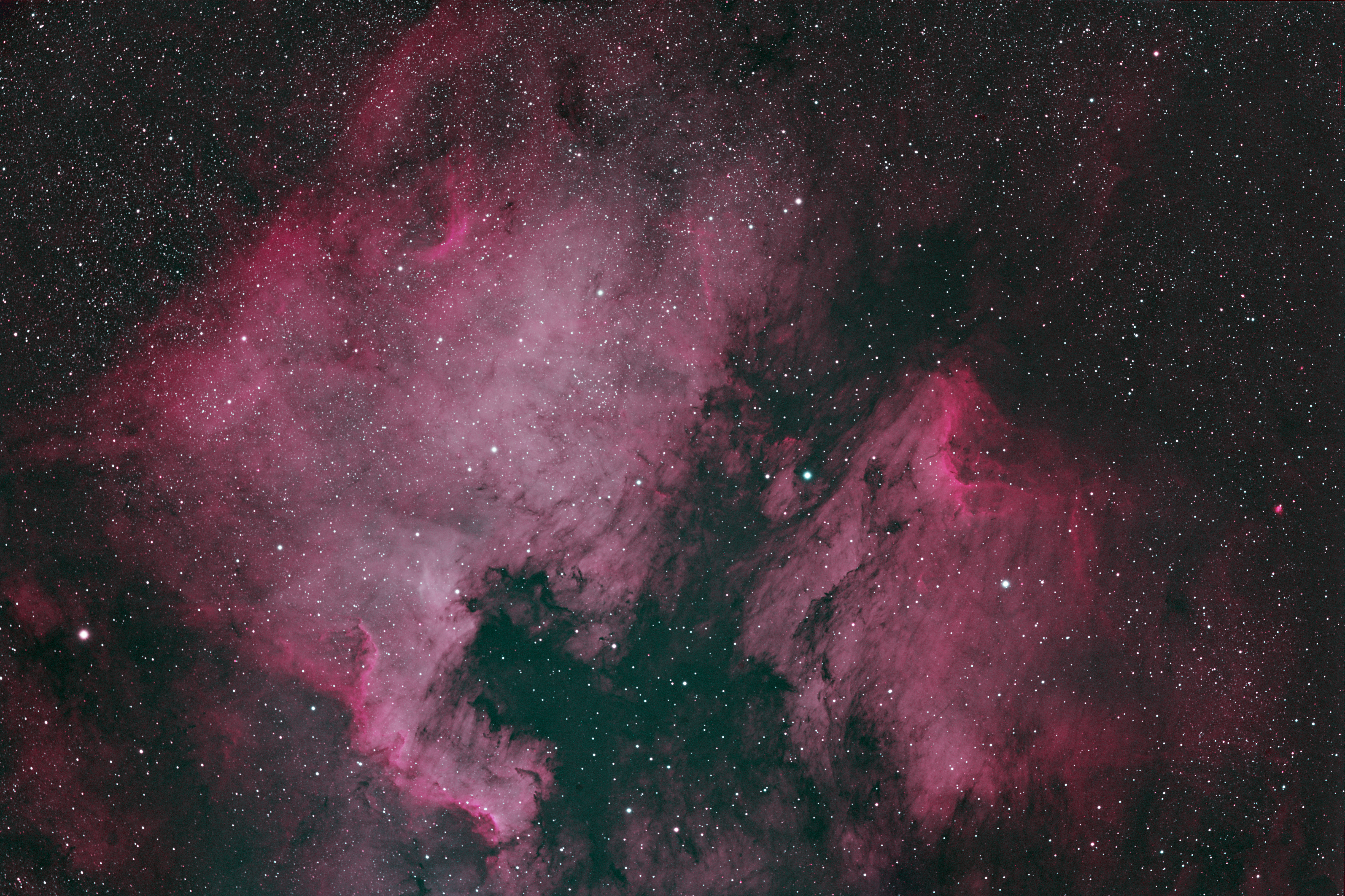 NGC7000 & IC5067-70 in Ha and OIII