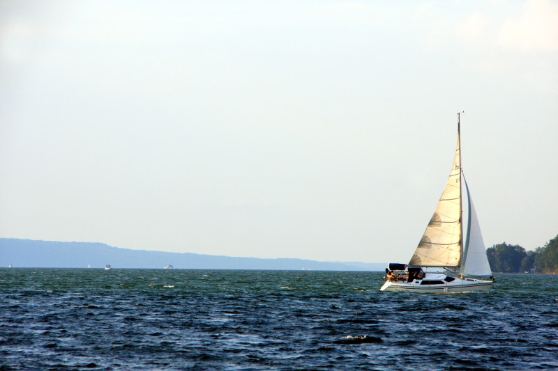 Boating on Lake Seneca,NY