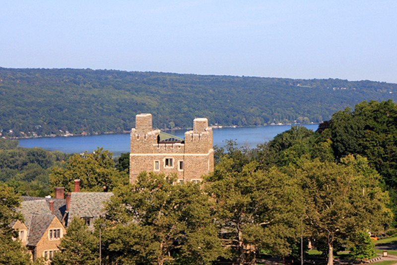 Cornell University - view of Lake Cayuga, NY