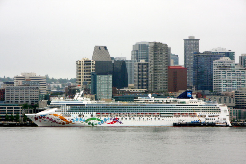 Seattle, one of the biggest ports for cruise ships