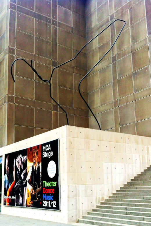 Blackbird, Hanger installation by Mark Handforth, Museum of Contemporary Art, Chicago