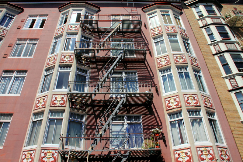 Fire exit, San Francisco