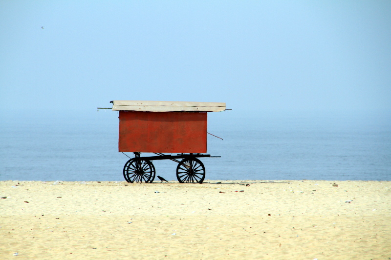 Cart, Alappuzha beach, Alappuzha, Kerala