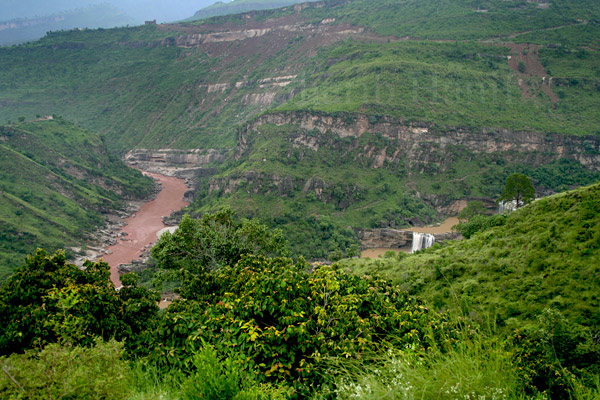 River & Waterfall