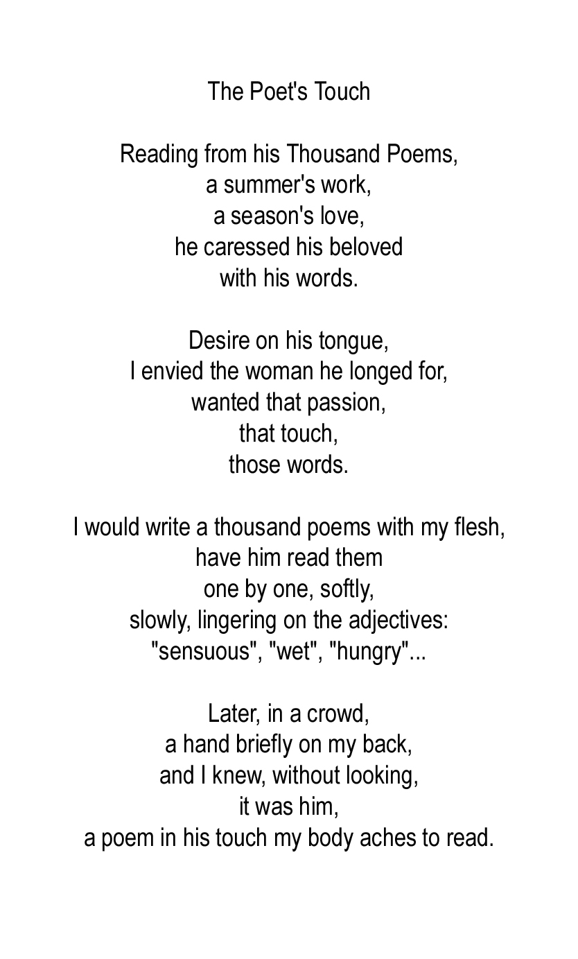 The Poets Touch