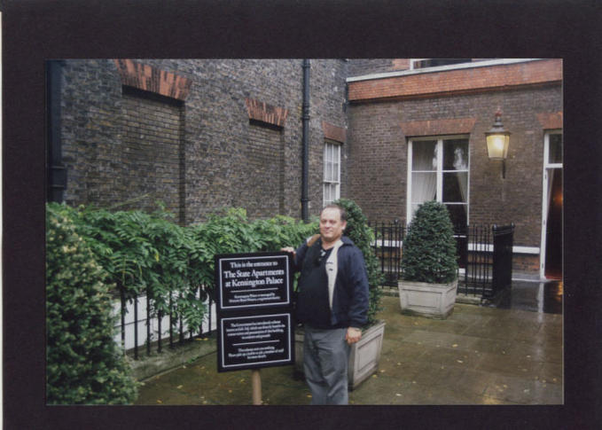 Gagnon at Kensington Palace, UK