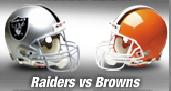 Browns at Raiders