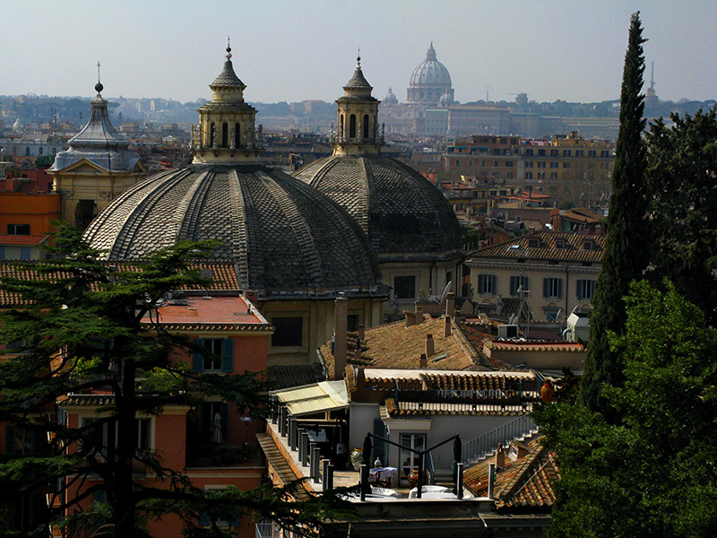 View from the Pincio .. 1561
