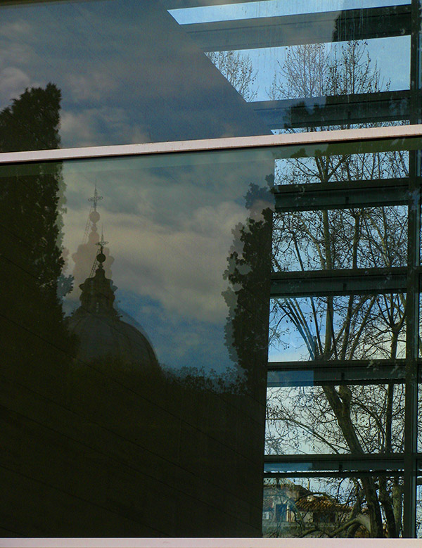 Reflections off the Ara Pacis Augustae Museum .. 2309