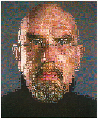 Chuck Close-self portrait