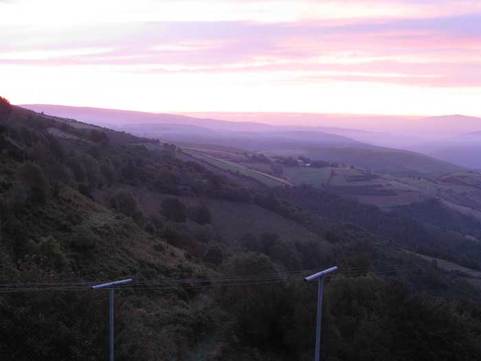 dawn at o cebreiro
