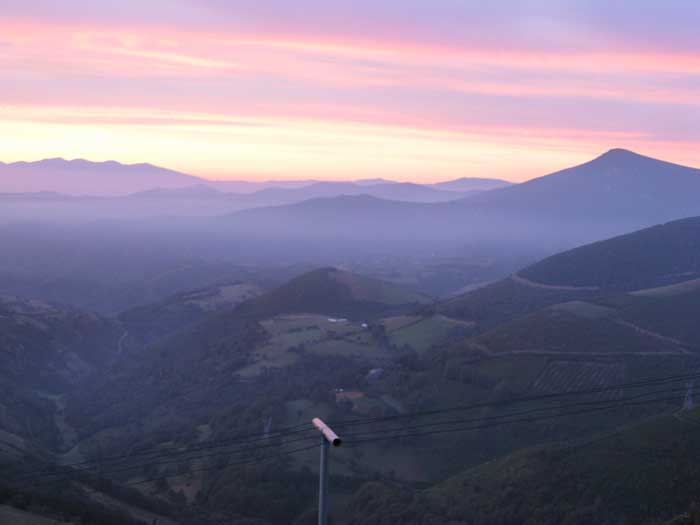 dawn at o cebreiro