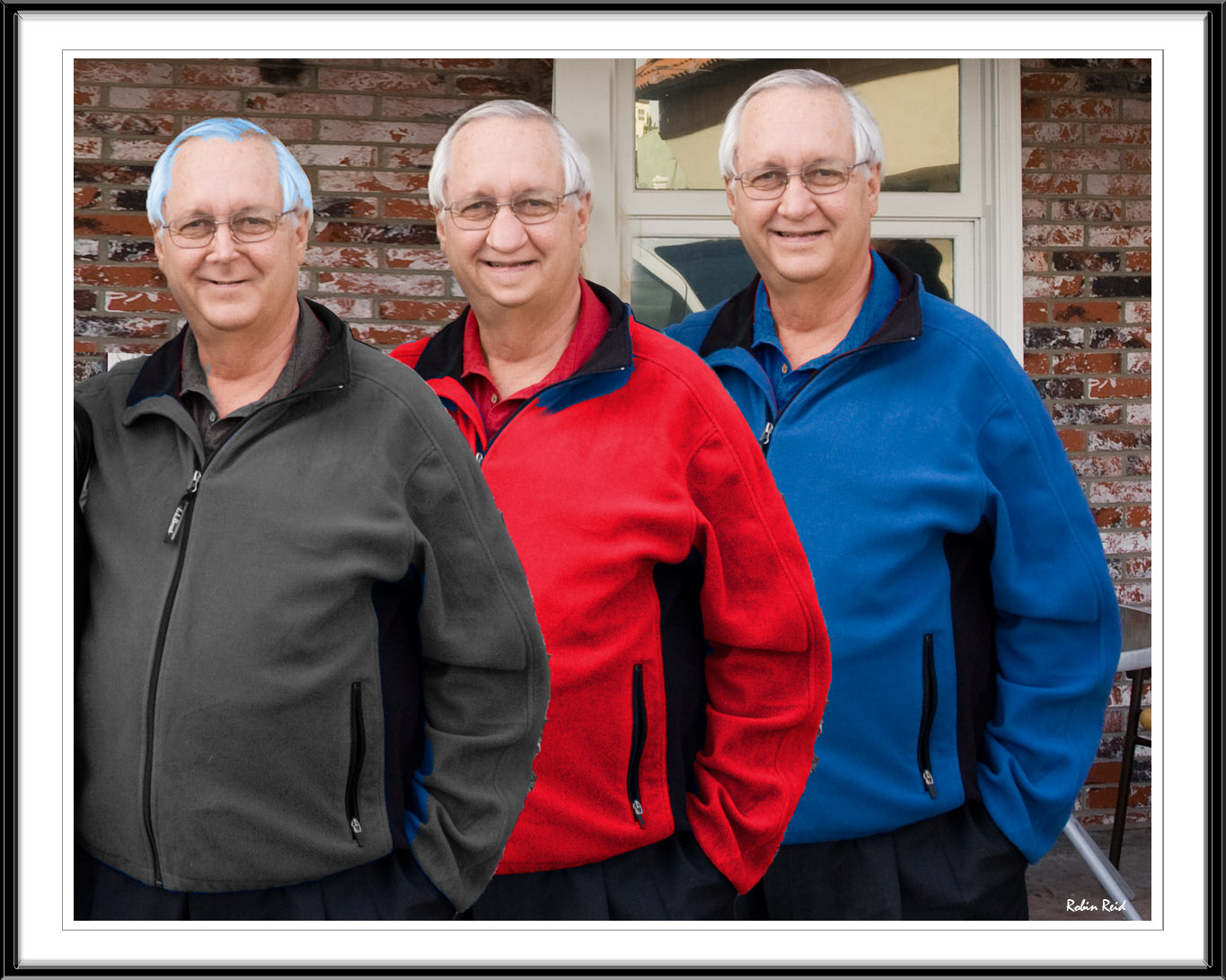 Photograph family members