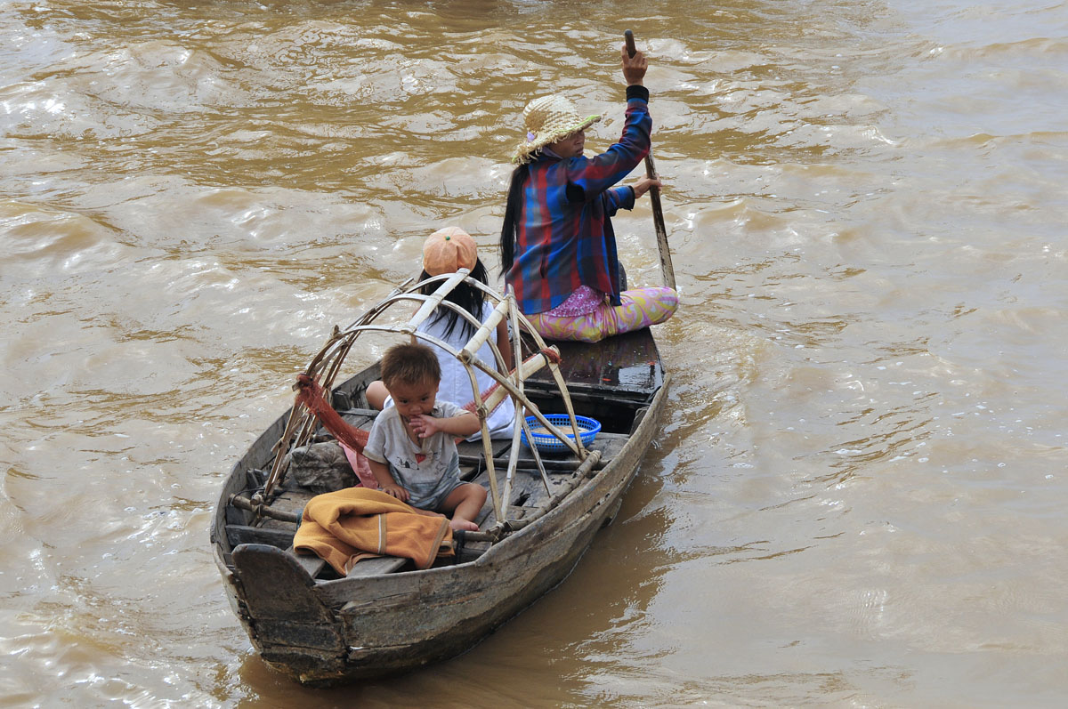 cambodge sur le lac tonle sap