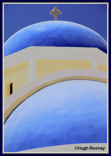  GREECE - SANTORINI - O1A - A SMALL CHURCH DOME