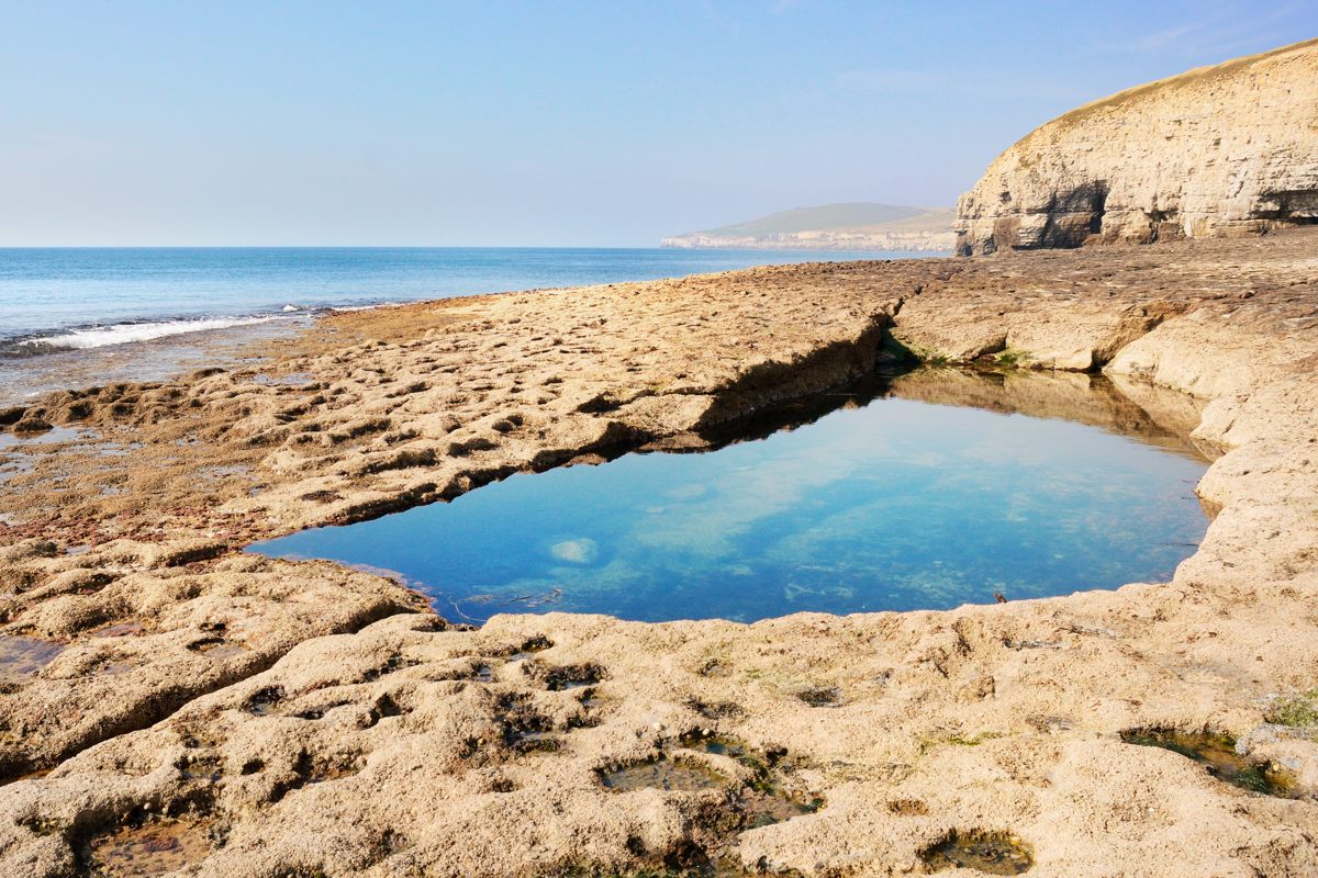 the pool at Dancing Ledge