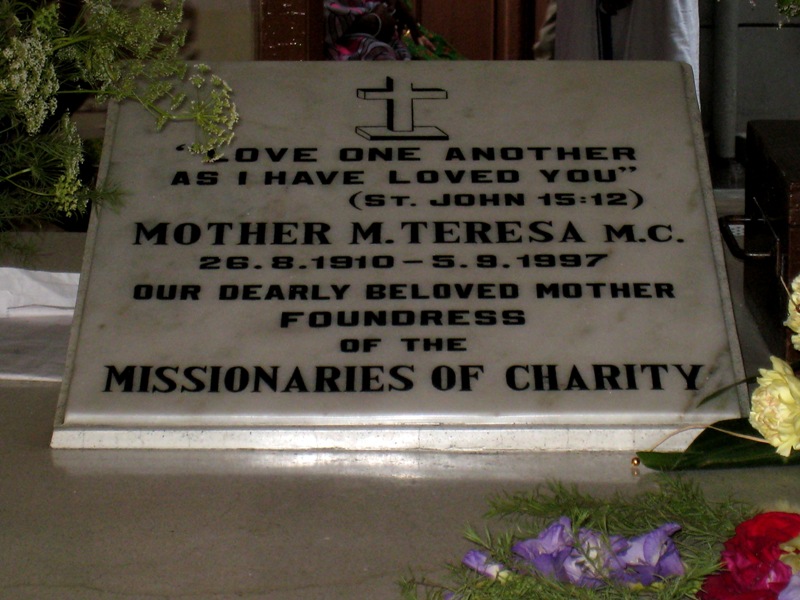 Mother Teresa in Mother House,Kolkata  IMG_0105.JPG