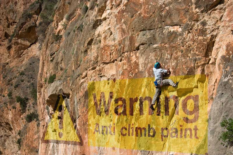 12th place <br>Climbing in Spain Orihuela <br>by Jeremy Axford