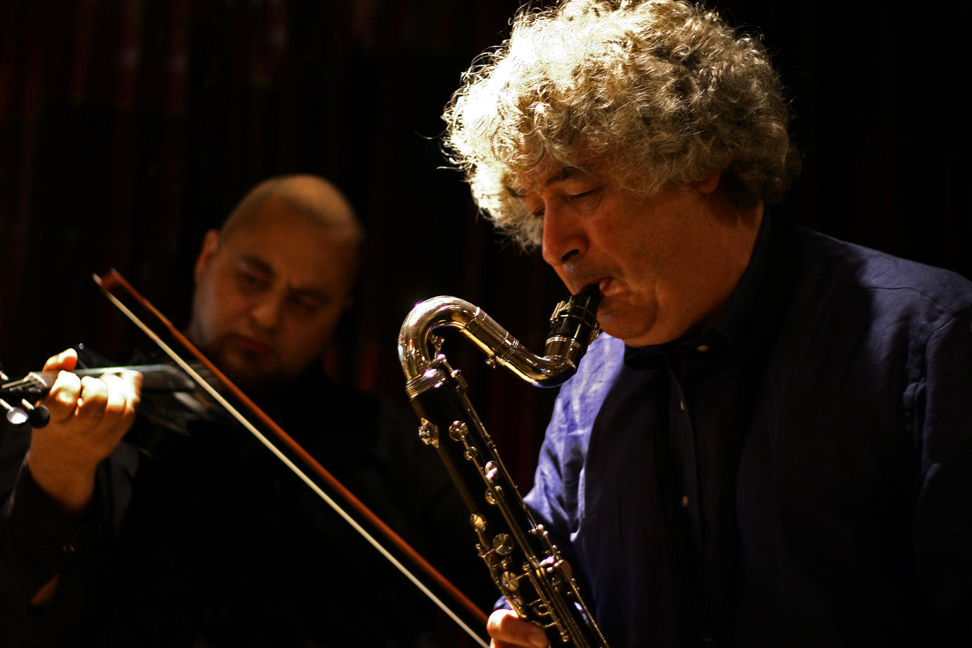 James Cornish (violin), Piotr Michalowski (sax)