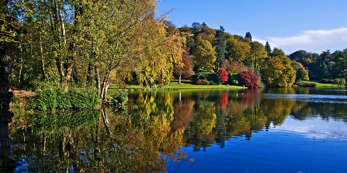 View from the Grotto, Stourhead