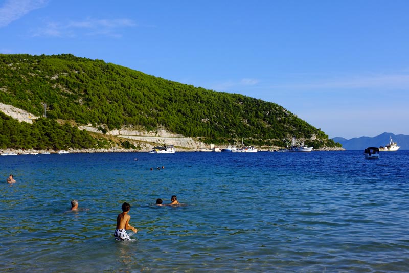 La plage du Camping