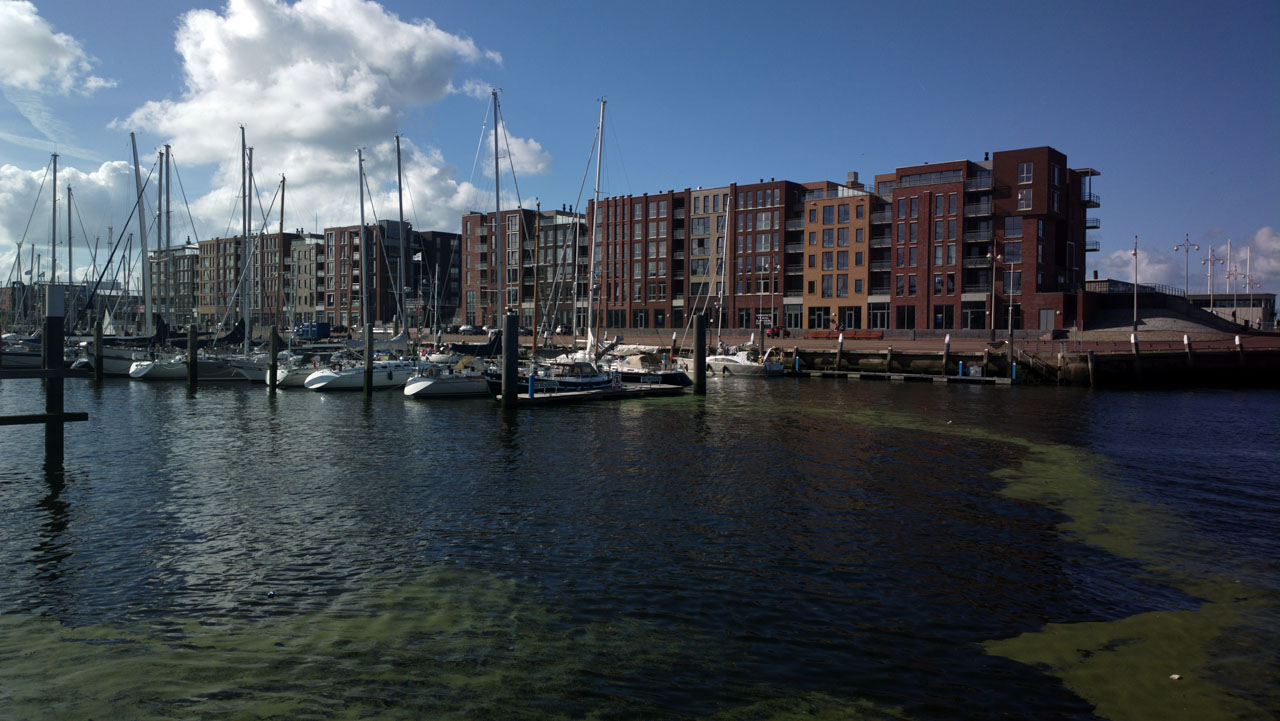 Houses at Dr. Lelykade in Scheveningen, opposite De Reder