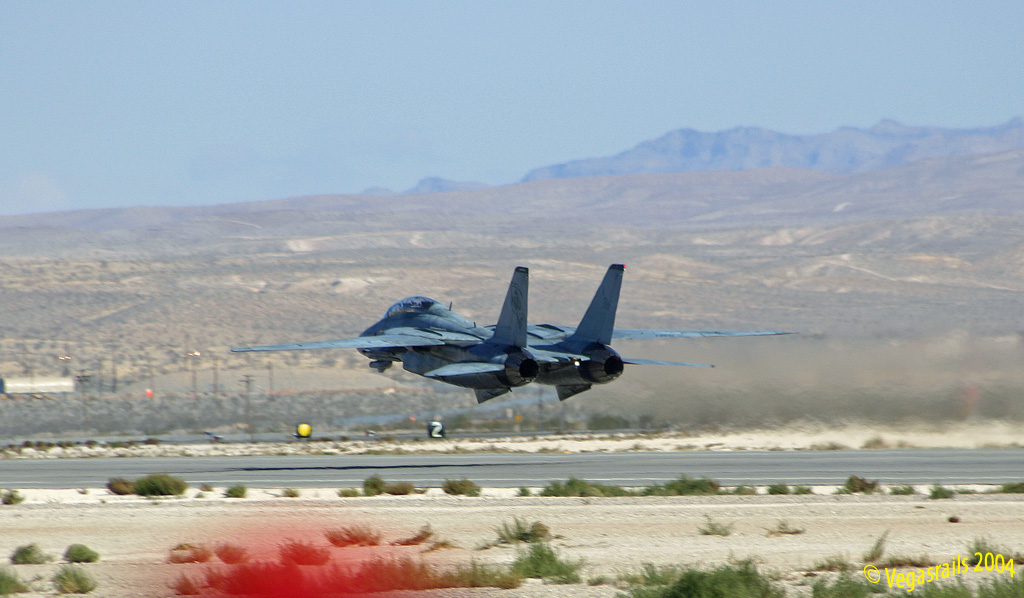 F-14 fly by