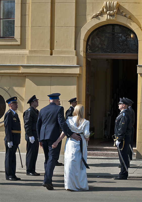 Szeged City Hall, police wedding