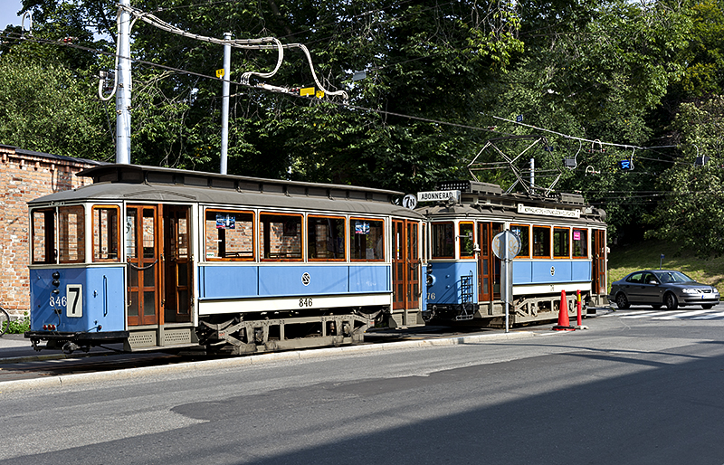 Old tram on Djurgrden