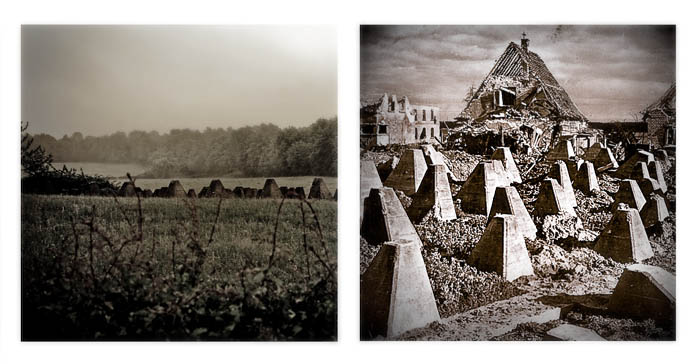Father and Son Collaboration: Near Roetgen, Germany 2007 and 1944