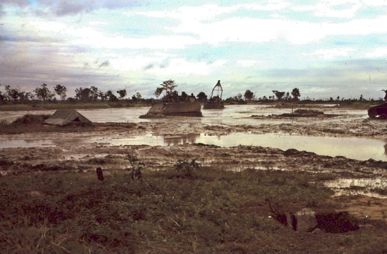 Camp Swampy - welcome to the monsoon.