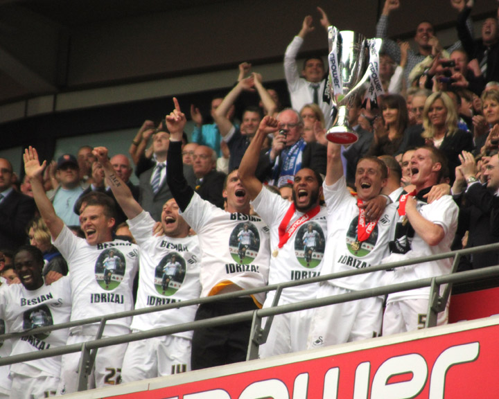 Showing The Trophy
