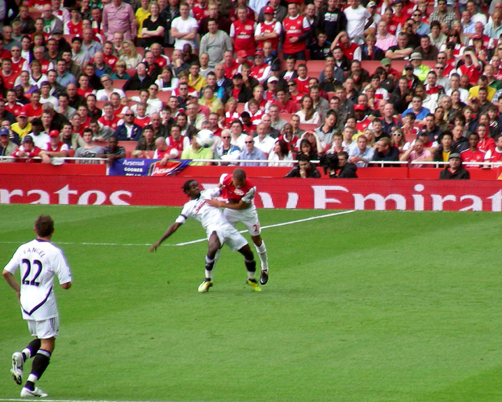 So Much For Arsenal Playing The Beautiful Game- It Looks More Like Wrestling